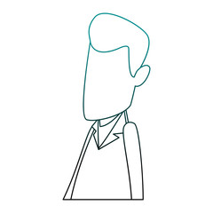 Doctor male cartoon vector illustration graphic design