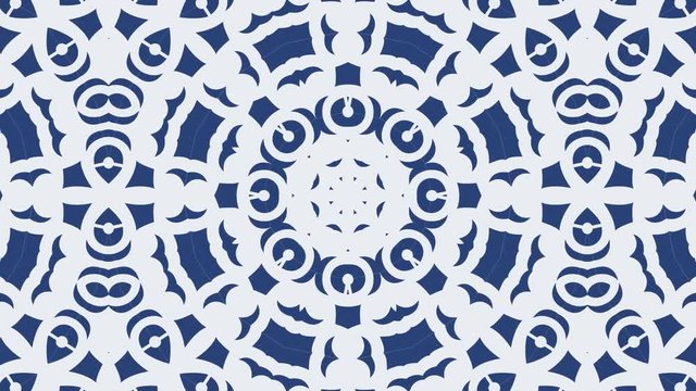 Kaleidoscope seamless loop sequence mandala patterns abstract multicolored motion graphics background. Ideal for yoga, clubs, shows