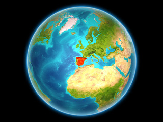 Spain on planet Earth
