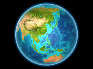 Taiwan on planet Earth