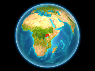 Uganda on planet Earth