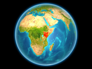 Kenya on planet Earth