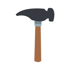Hammer construction tool vector illustration graphic design