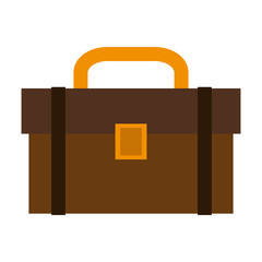 Business briefcase symbol vector illustration graphic design