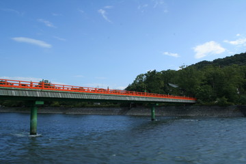 京都　宇治の朝霧橋