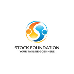 stock foundation - logo template