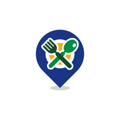 Food Position Logo Icon Design