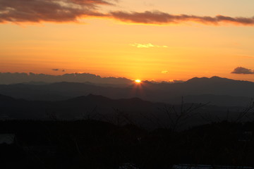 霧島連山　朝焼け7