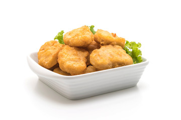 Chicken nuggets with sauce