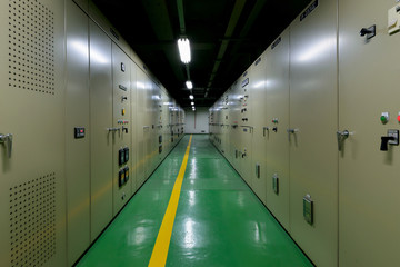 electrical room Switchgear switch panel