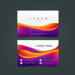 Fototapeta premium business card template