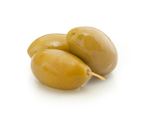 Some marinated olives