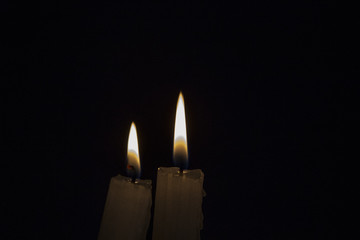 two candles