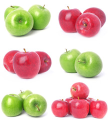 Red and green apple