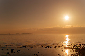 夕方の海