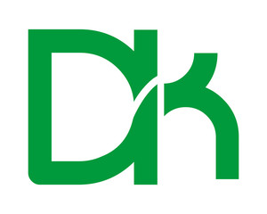 green initial typography typeset typeface alphabet font image vector icon