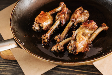 crisp duck confit