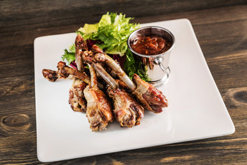 crisp duck confit