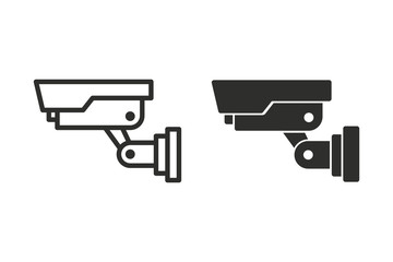 Security camera vector icon.