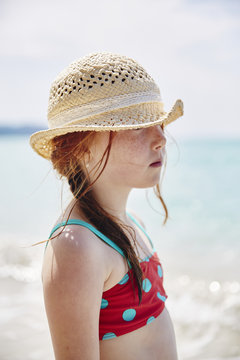 Girl on beach