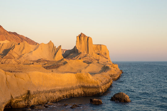 Mofanegh Beach in Hormoz Island, Iran