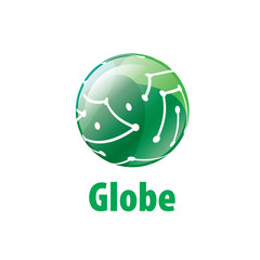 vector logo globe