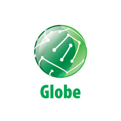 vector logo globe