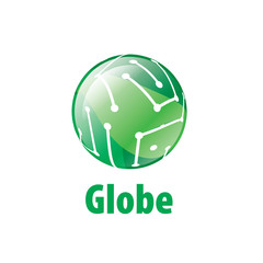 vector logo globe