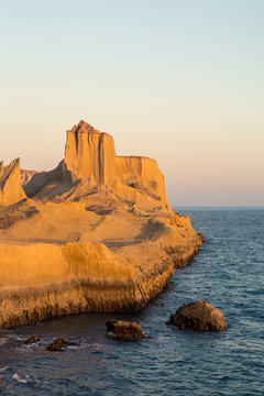 Mofanegh Beach in Hormoz Island, Iran