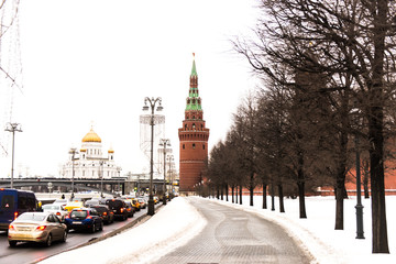 Fototapeta na wymiar Red Square, winter. Moscow, Russia.