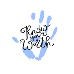 Hand drawn motivation quote. Creative vector typography concept for design and printing. Ready for cards, t-shirts, labels, stickers, posters.