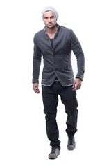 Naklejka premium portrait of stylish young men