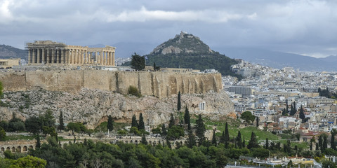 Fototapeta na wymiar The Acropolis in Athens, Greece