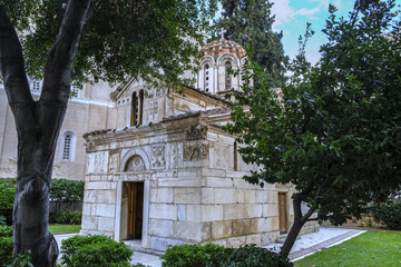 Fototapeta na wymiar Agios Eleftherios church in Athens, Greece