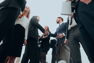 business concept. welcome and handshake of business partners © ASDF