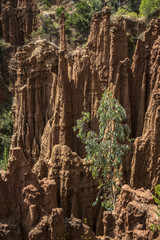 Sandstone Cliffs near Gesergio, Great Rift Valley, Ethiopia