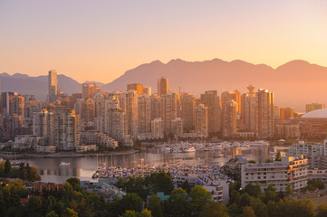 Obraz premium Poranek w Vancouver