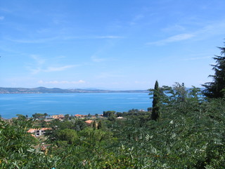 Naklejka premium Lake Bracciano - Lazio - Italy