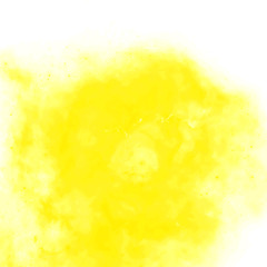 Fototapeta na wymiar sulfur yellow swirly cloudscape pattern on white background, vector illustration