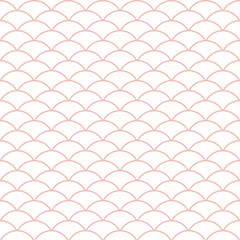 Seamless pink ornament. Modern background. Geometric modern pattern