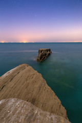 Obraz premium Mofanegh Beach at Night, Hormoz Island, Iran