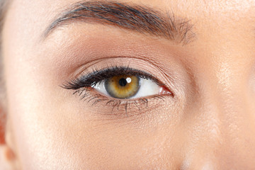 Obraz premium Beautiful Girl face. Perfect skin