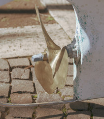detail of propeller