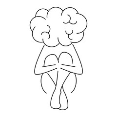 brain concept vector illustration