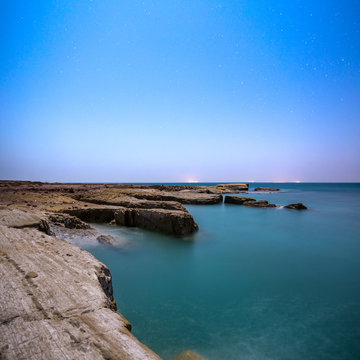 Mofanegh Beach at Night, Hormoz Island, Iran