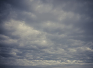 Dramatic looking sky in the morning