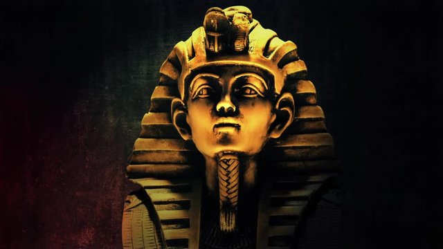 gold pharaoh tutankhamen mask