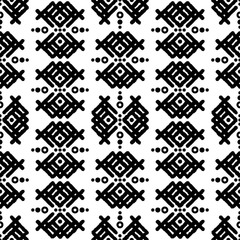 Ethnic boho seamless pattern. Traditional ornament. Geometric background. Folk motif. Textile rapport.