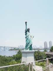Fototapeta premium Statue Liberty Tokyo Japan