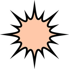 Colorful Explosion Speech balloon